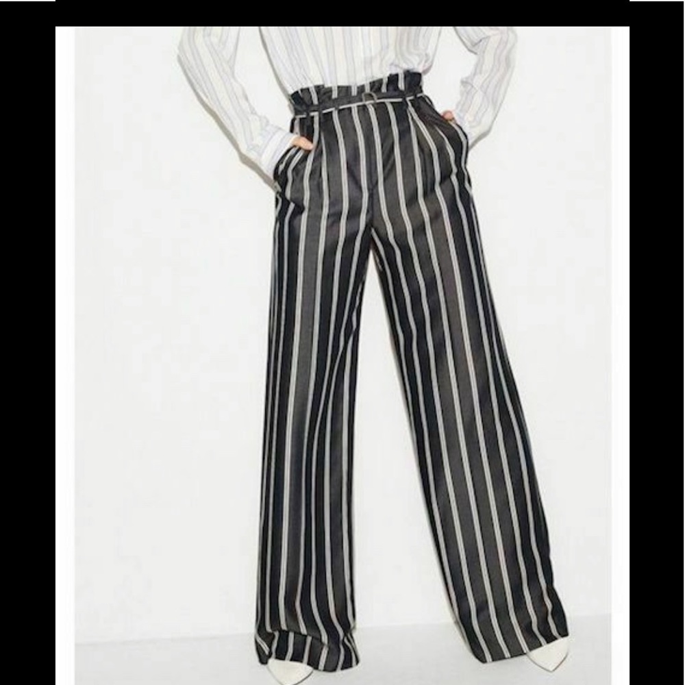 Express Wide Leg High Rise Pants - Picture 2 of 2